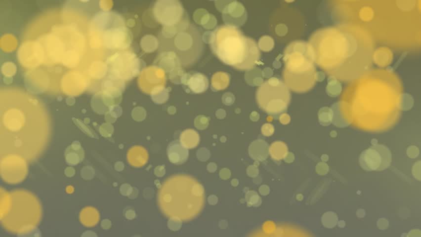 Yellow Bokeh Abstract Background