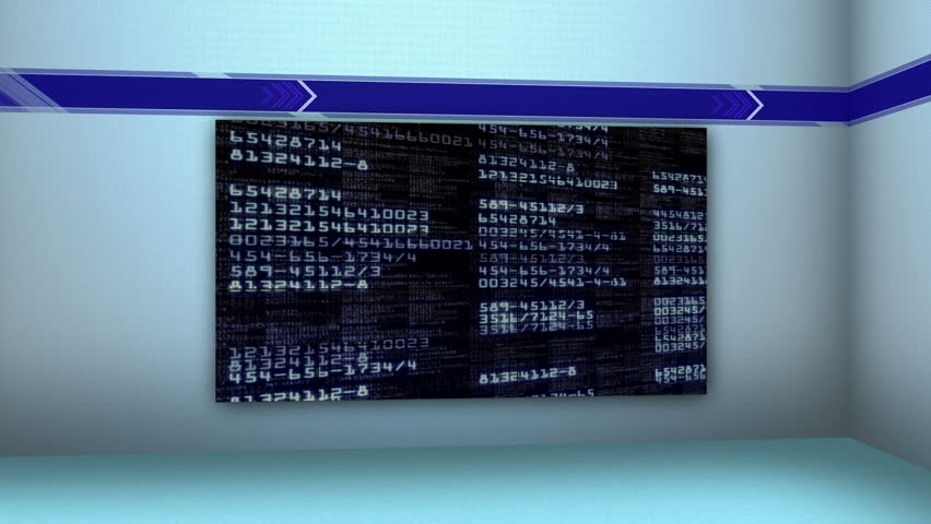 Numbers in Monitors and Room, with Final White Transition