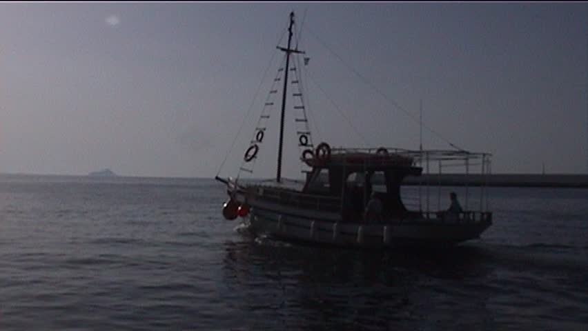 Water taxi in Ikaria