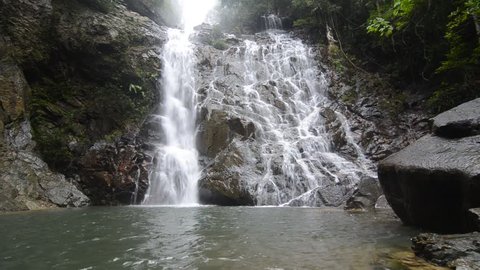 Seri Mahkota Waterfall in Pahang, Malaysia