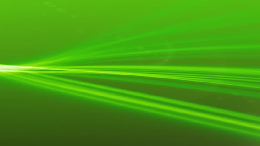 Streaks of Green Light Abstract Motion Background