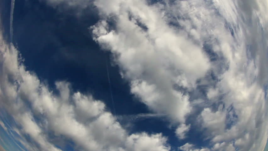 Clouds time lapse/W fisheye