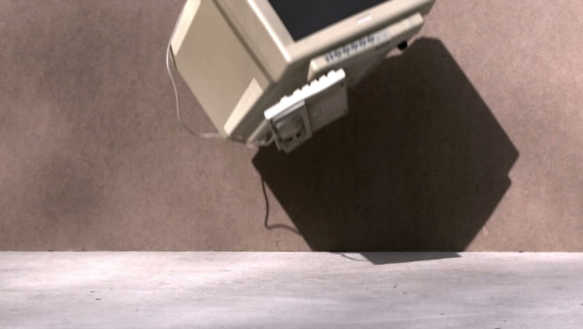 Computer Smash Stock Footage Video (100 Royaltyfree