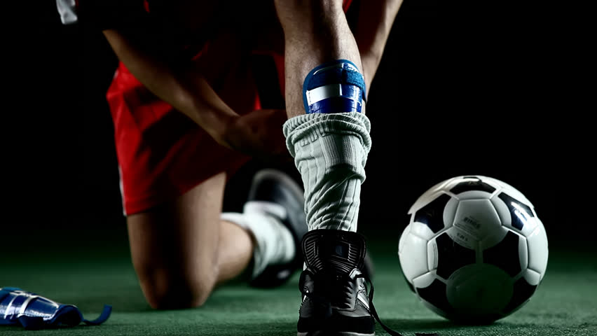 A Soccer Player Kneels Down Stock Footage Video 100 Royalty Free Shutterstock