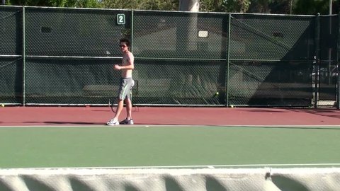 Tennis serving - HD