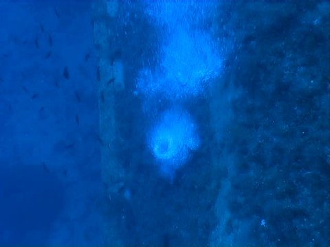 Malta underwater ship wreck diving
