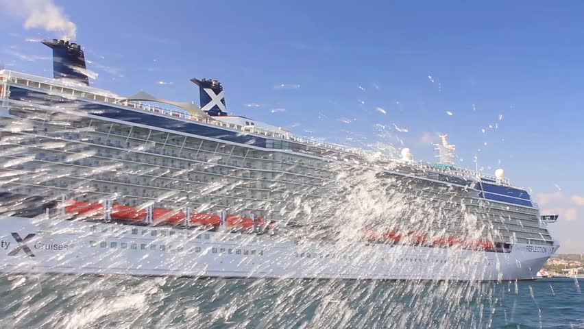ISTANBUL - AUG 2: Luxury passenger ship Celebrity Cruises Reflection (IMO: