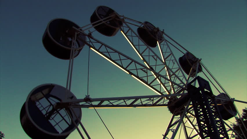A ferris wheel at a carnival.