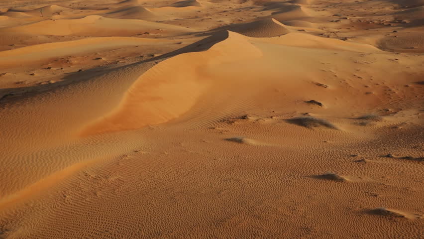 Flying over sand dunes, Aerial, Arabian Dessert, Dubai, UAE Royalty-Free Stock Footage #4750601