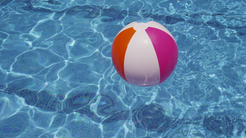 beach ball in water