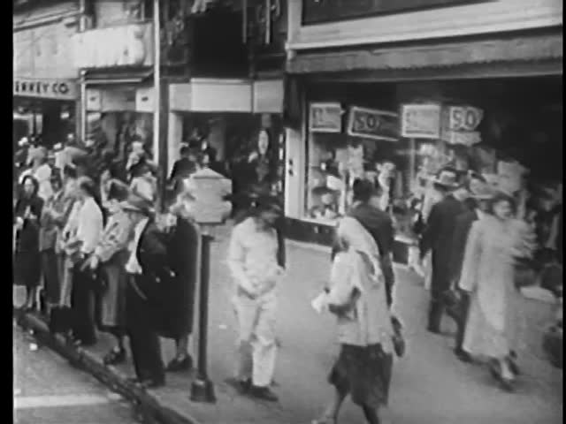 Point of view shot of man running down San Francisco street