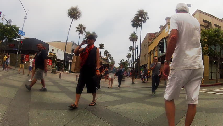 SANTA MONICA, CA/USA: September 15, 2013- The camera moves down the Santa Monica