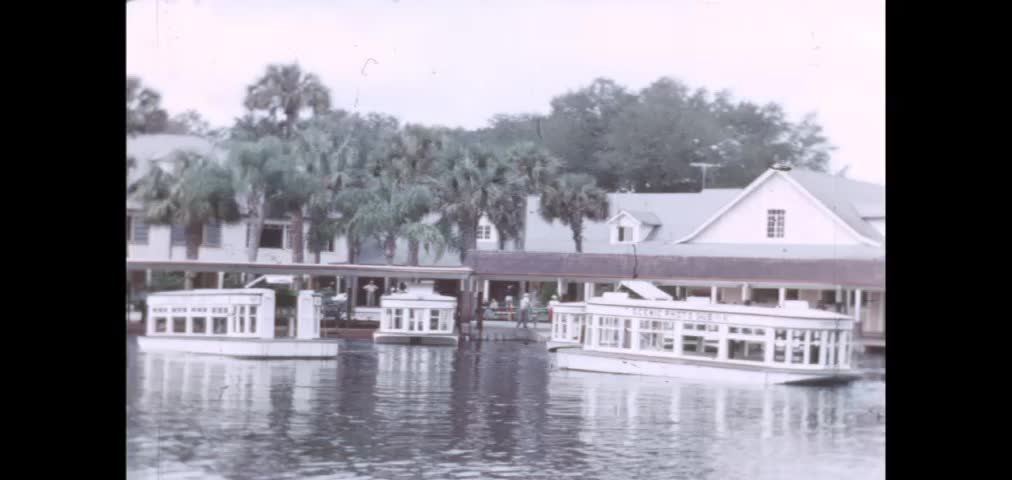 River boats in port, Silver Springs, Florida