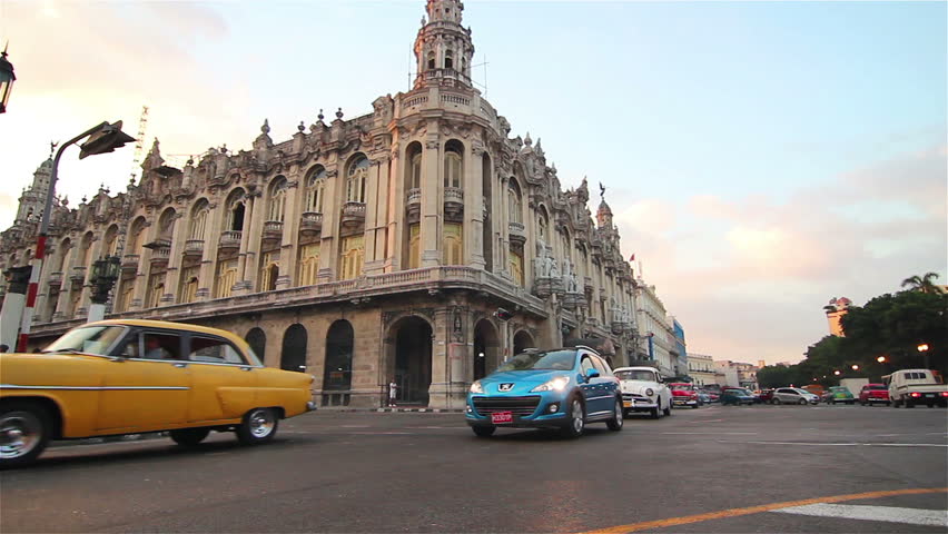 HAVANA - FEBRUARY 12: Old classic cars on the street on February 12, 2013 in Havana. These old and classic cars are an iconic sight of the Cuba island