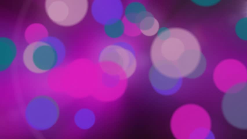 Hot Pink Blue Green Bokeh Abstract Motion Background