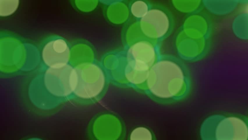 Green Bokeh Abstract Motion Background
