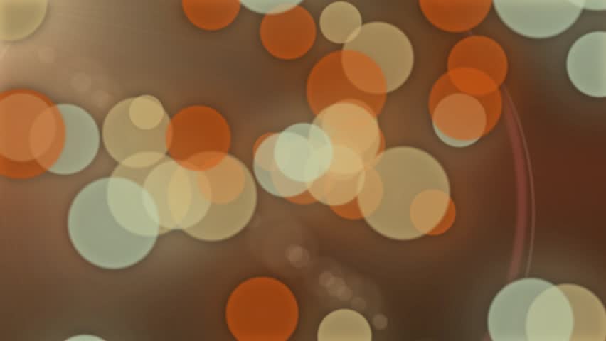Orange Bokeh Abstract Motion Background