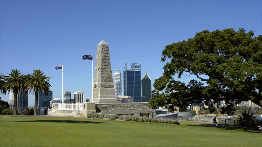 PERTH, AUSTRALIA - DECEMBER 3 2012: The State War Memorial in King's Park,