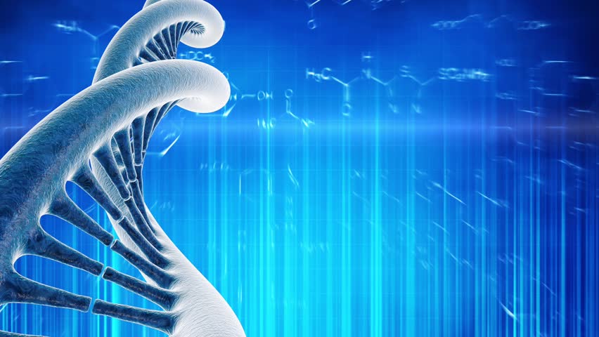 Looping medical background with DNA molecule