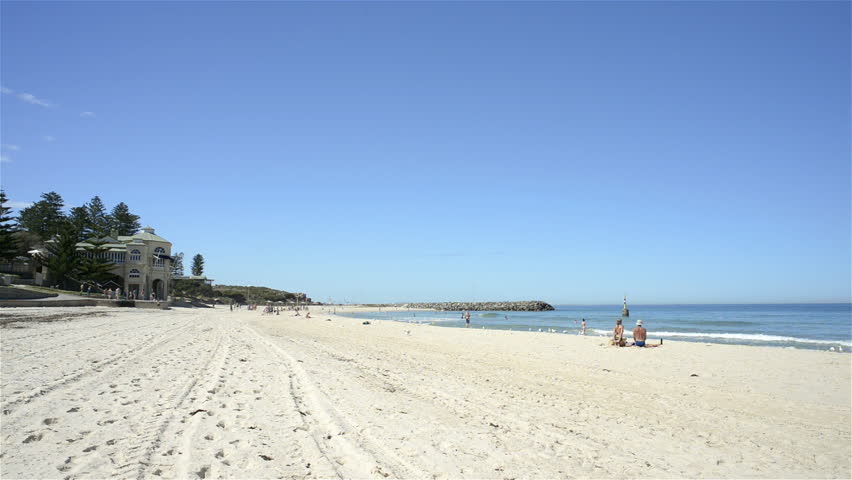 PERTH, AUSTRALIA - DECEMBER 10 2012: Cottesloe Beach in Perth, Western