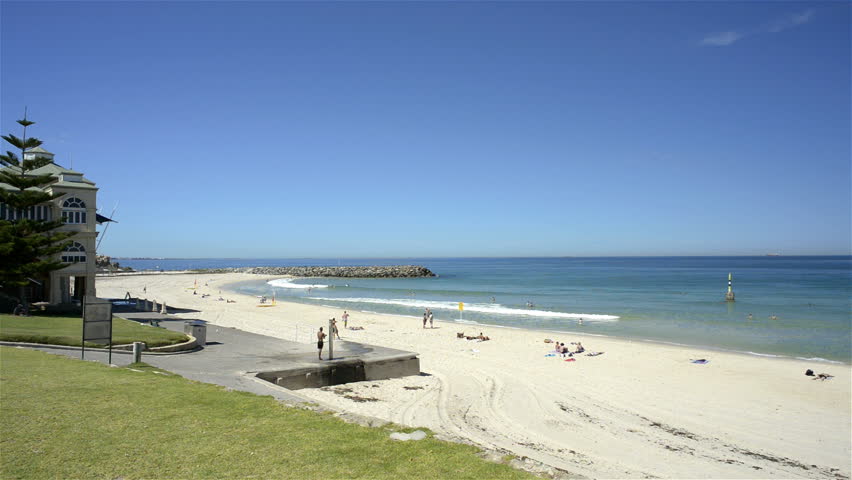 PERTH, AUSTRALIA - DECEMBER 10 2012: Cottesloe Beach in Perth, Western