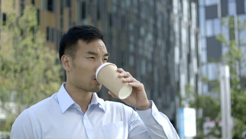 CU TD Young man talking on phone