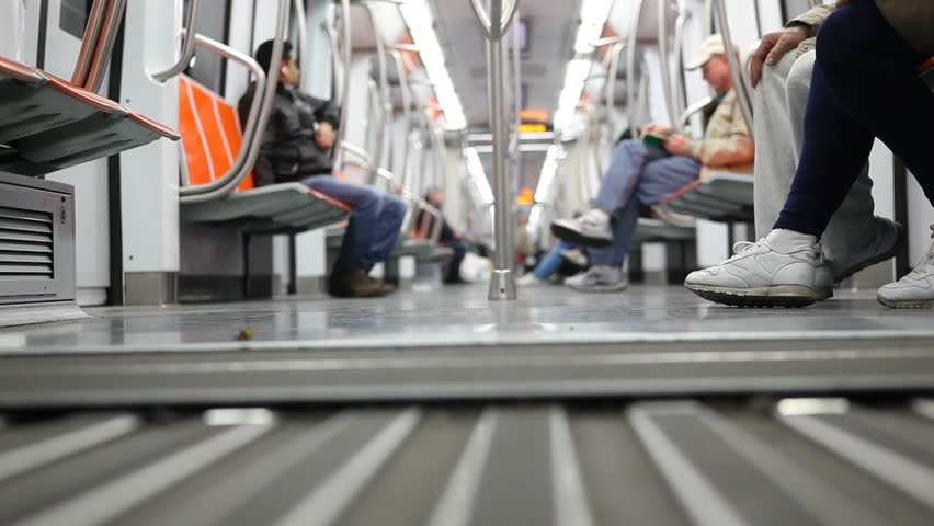 People travel on subway