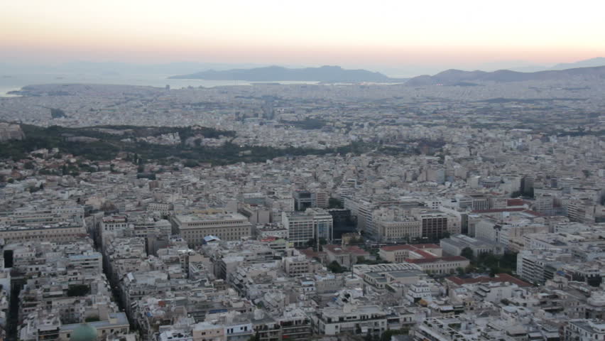 Athens panorama 360 degrees