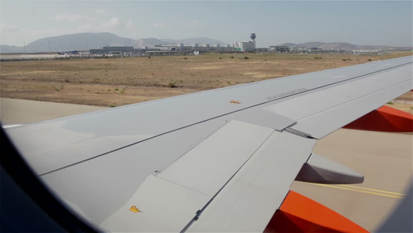 Plane arrives in Athens airport