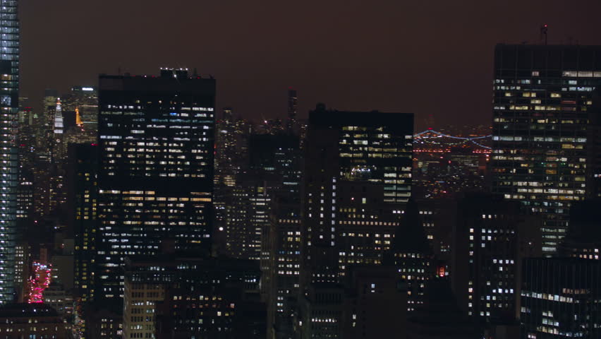 New York City Skyline at Stock Footage Video (100% Royalty-free