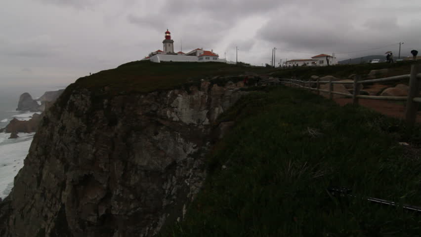 Cabo da Roca cape in Portugal lighthouse