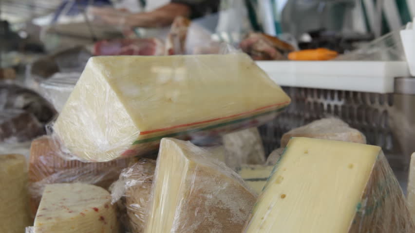 Selection of French cheese