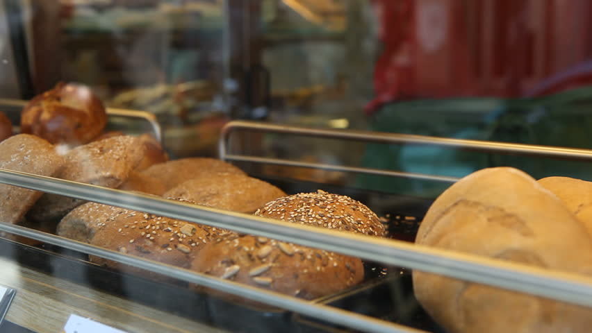 Bread and rolls at the bakery