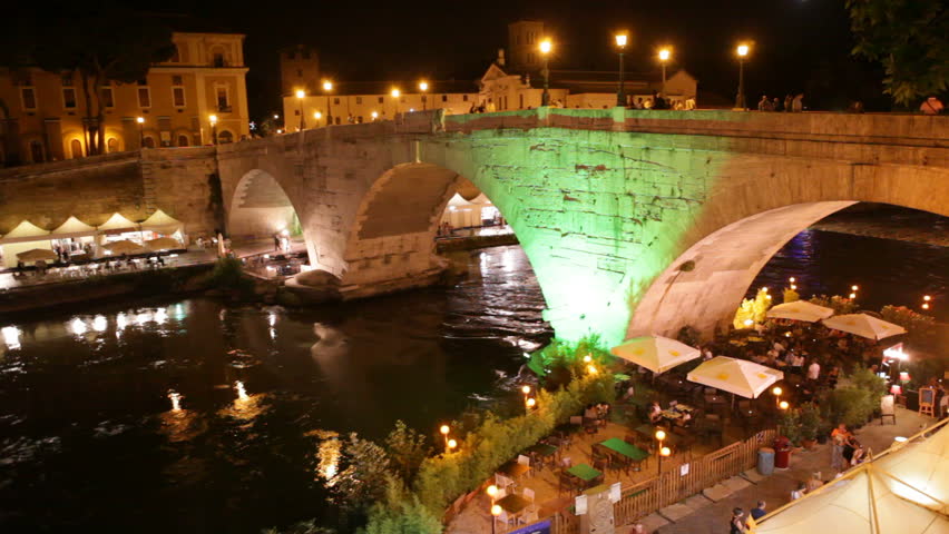 Bridge to Isola Tiberi