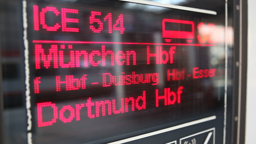 Intercity train in Germany Munich