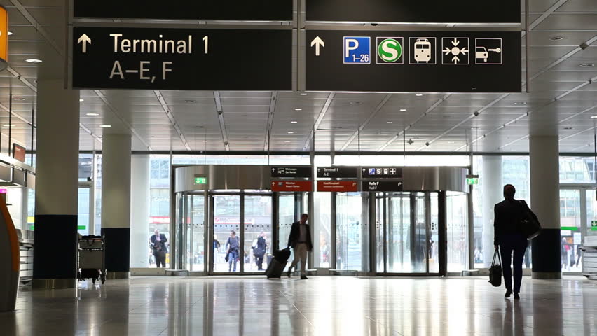 Munich -April 25th 2013: Terminal timelapse