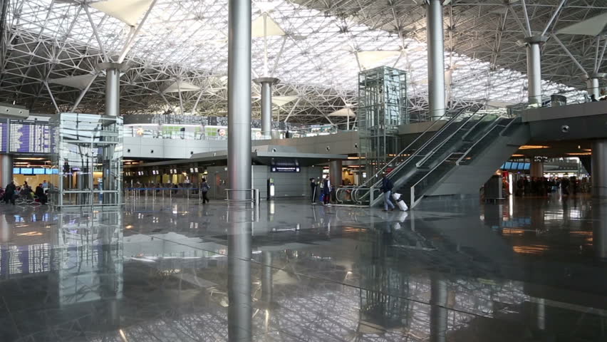 airport terminal modern interior