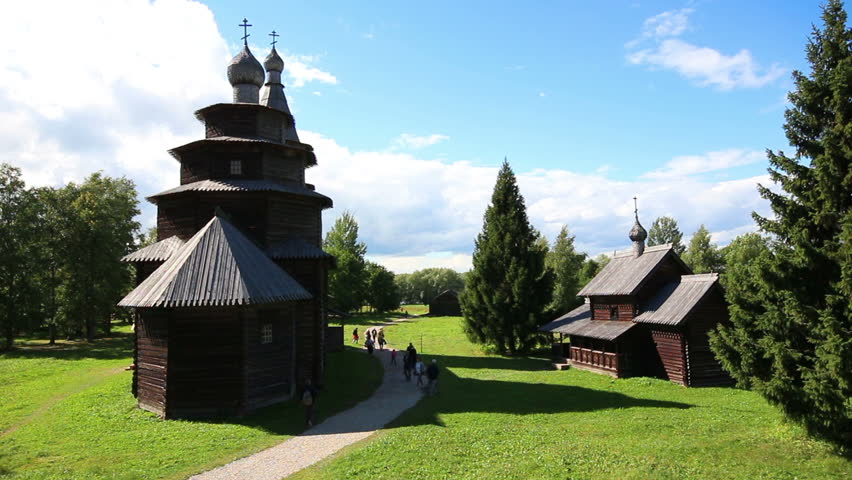 Veliky Novgorod - museum of old russian wooden architecture