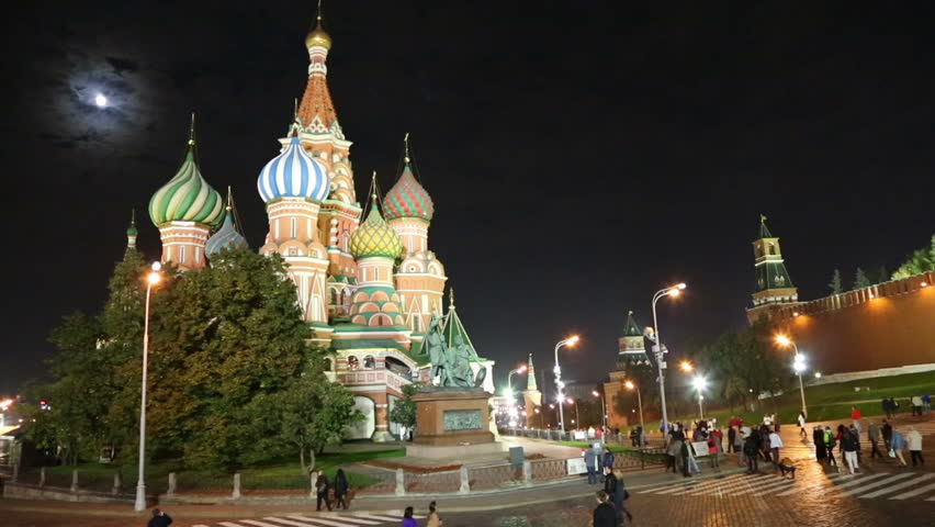 St. Basil Church (Vasiliy Blazhenniy) in Moscow Russia