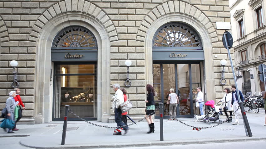 Rome, Italy - April 10th, 2013: Cartier store in Italy