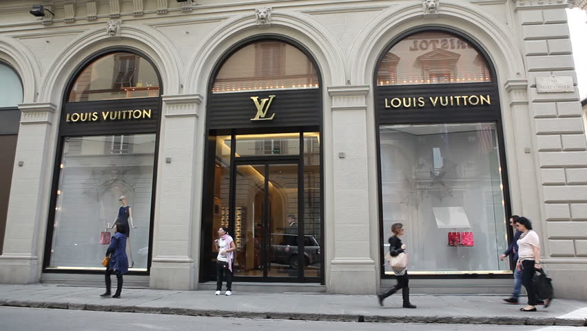 Rome, Italy - April 10th, 2013: Louis Vuitton store in Italy