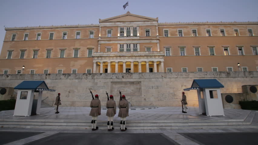 Athens, Greece - August 15th, 2012: Evzones guard change