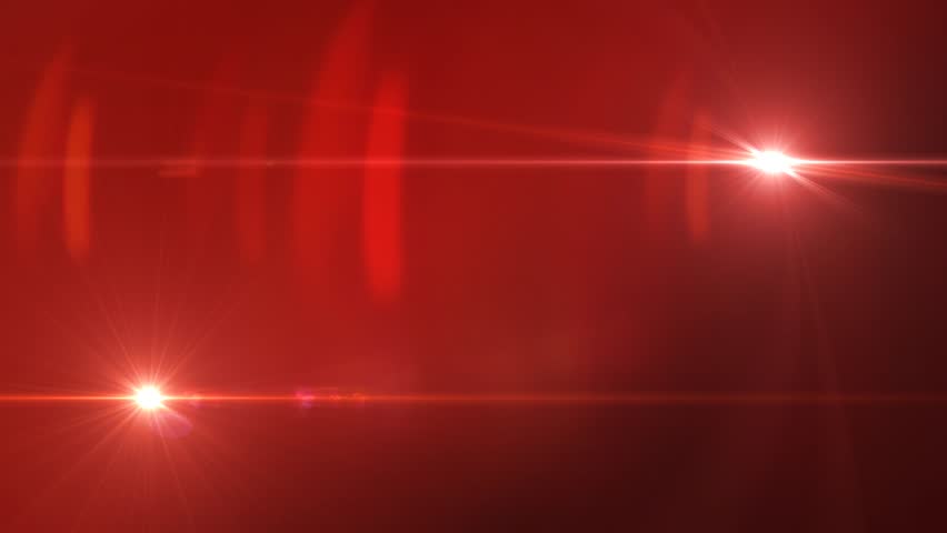 Red Lens Flare Abstract Background