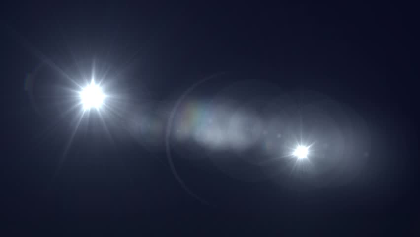 White Lens Flare Abstract Background