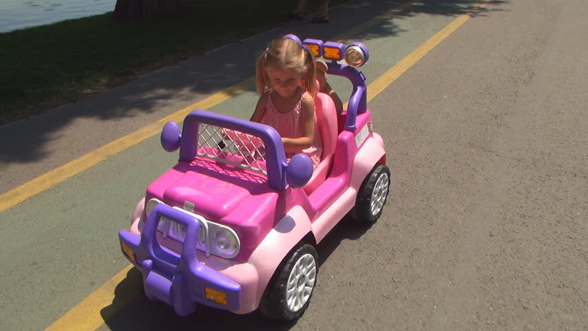 pink car for little girl