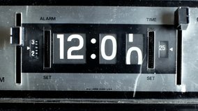 stop motion of an old style flip clock
 - Powered by Shutterstock - Get 15% off with code: PIKWIZARD15