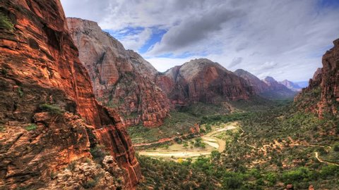 A timelapse at Zion National Park, Utah