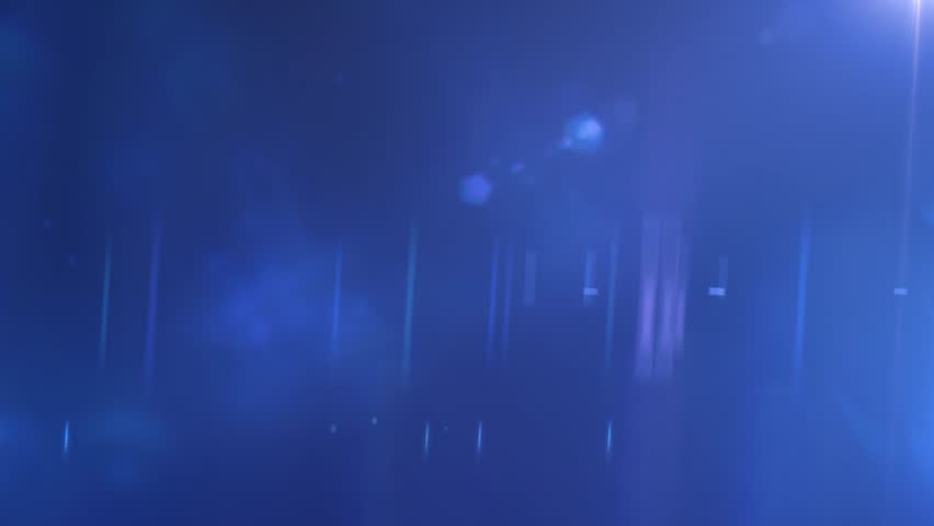 Blue Lens Flare Abstract Background