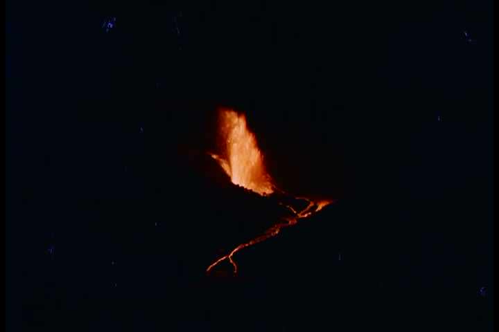 1950s - Hawaiian volcano at Kilauea Iki erupts in 1960