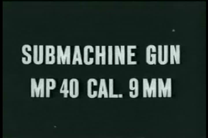 1940s - An overview of the German submachine gun in World War two.